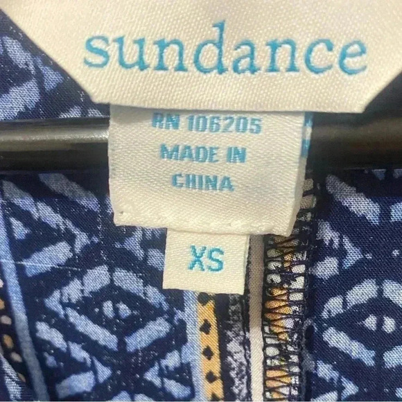 Sundance Simona Boho Floral Print Peasant Dress - Picture 5 of 5